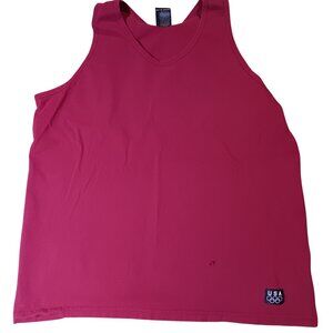 Vintage Men's T-shirt Tank XL 90's USA Olympics Sleeveless Cotton JCPenney Trash